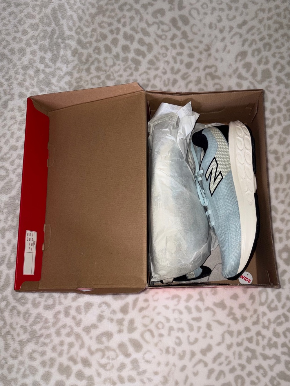 New Balance Pale Blue & White Fresh Foam Sneaker